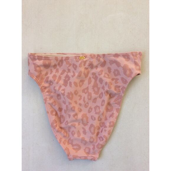 PilyQ Swim Bikini Bottom Animal Print High Leg Swimwear - Picture 4 of 7